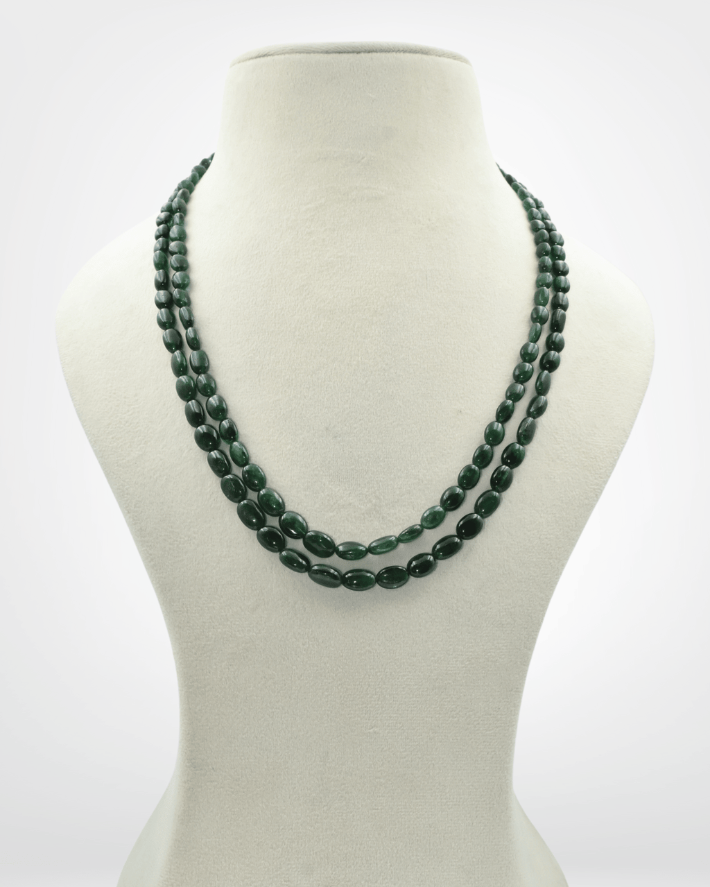 Natural Tanzanite Gemstone Oval Bead Necklace