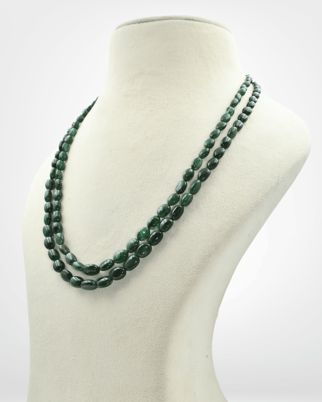 Natural Tanzanite Gemstone Oval Bead Necklace